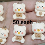 Resin charms
