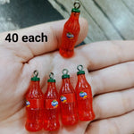 Resin food charms