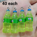 Resin food charms