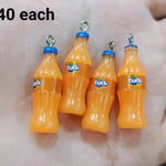 Resin food charms