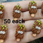 Resin food charms