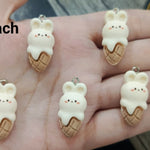 Resin food charms