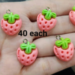 Resin food charms