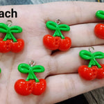 Resin food charms