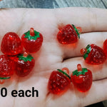 Resin food charms