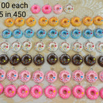 Resin food charms