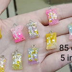 Resin food charms