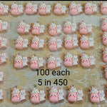 Resin food charms