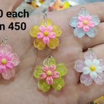 Resin Charms Flowers