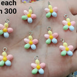 Resin Charms Flowers