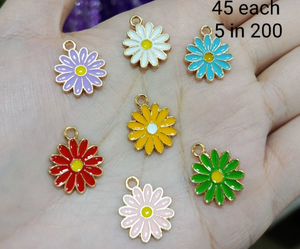 Flower charms