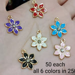 Flower charms