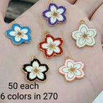Flower charms