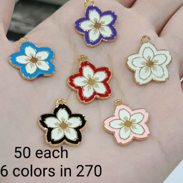 Flower charms