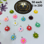 Resin Charms Flowers