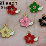 Flower charms