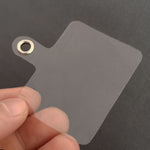 Mobile phone lanyard patch