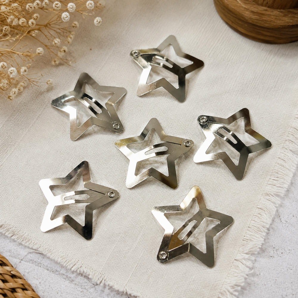 Star pins silver
