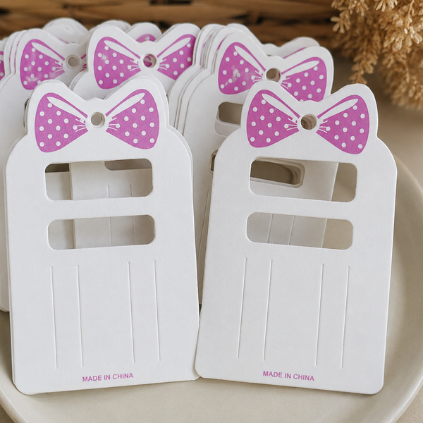 Hair Accessories display card
