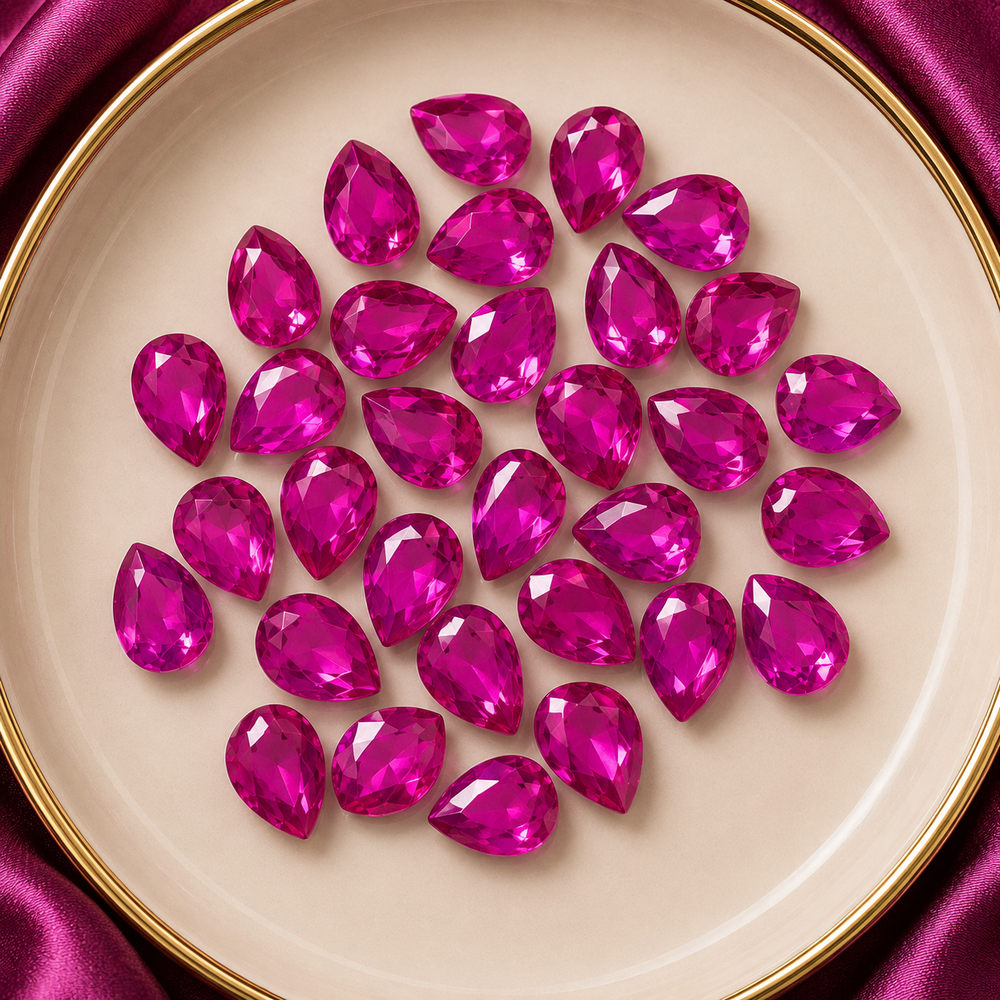 Drop shaped small stones