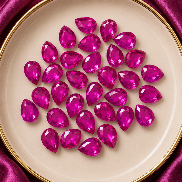 Drop shaped small stones
