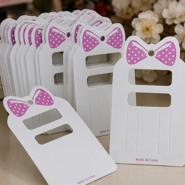 Hair Accessories display card