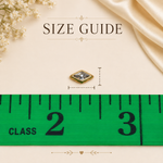 Diamond shape Kundan stones