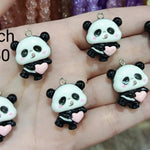 Resin Panda Charms