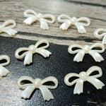 White bows big