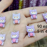 Resin charms