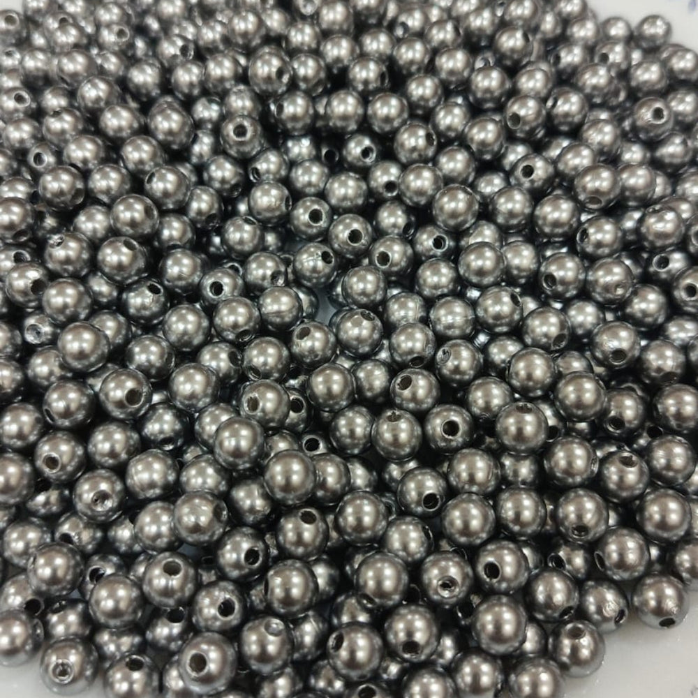 Silver beads 8mm