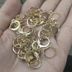 Round Earring Hooks Pair