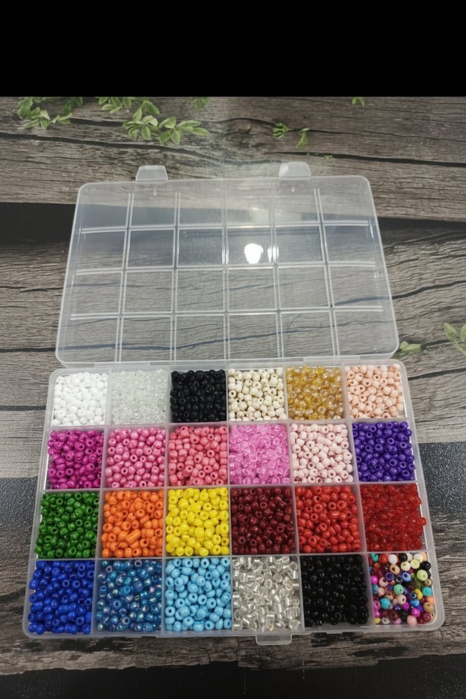 Seed Bead Box 24 Colors