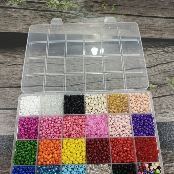 Seed Bead Box 24 Colors