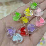 Clear Tinted Acrylic beads