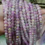 Golden Spark Cracked Bead String 8mm