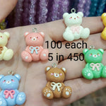 Resin charms