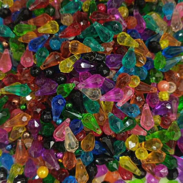Mix acrylic crystal beads