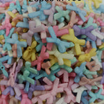 Matt pastel bead shapes