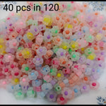 Frosted Double tone beads