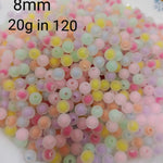 Frosted Double tone beads