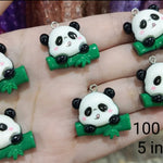 Resin Panda Charms