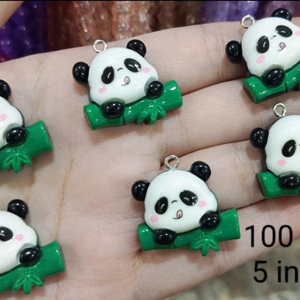 Resin Panda Charms