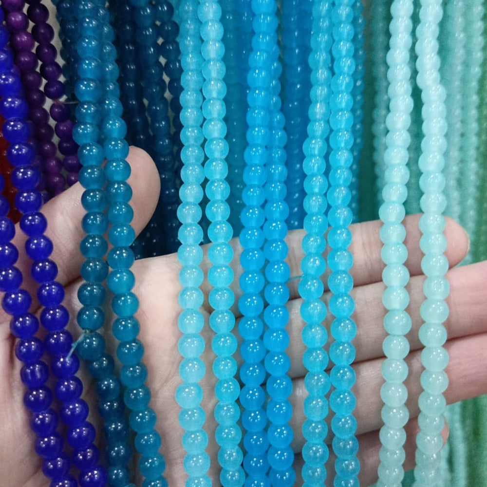 Glass Bead Strings 6mm - Bead Strings Pakistan