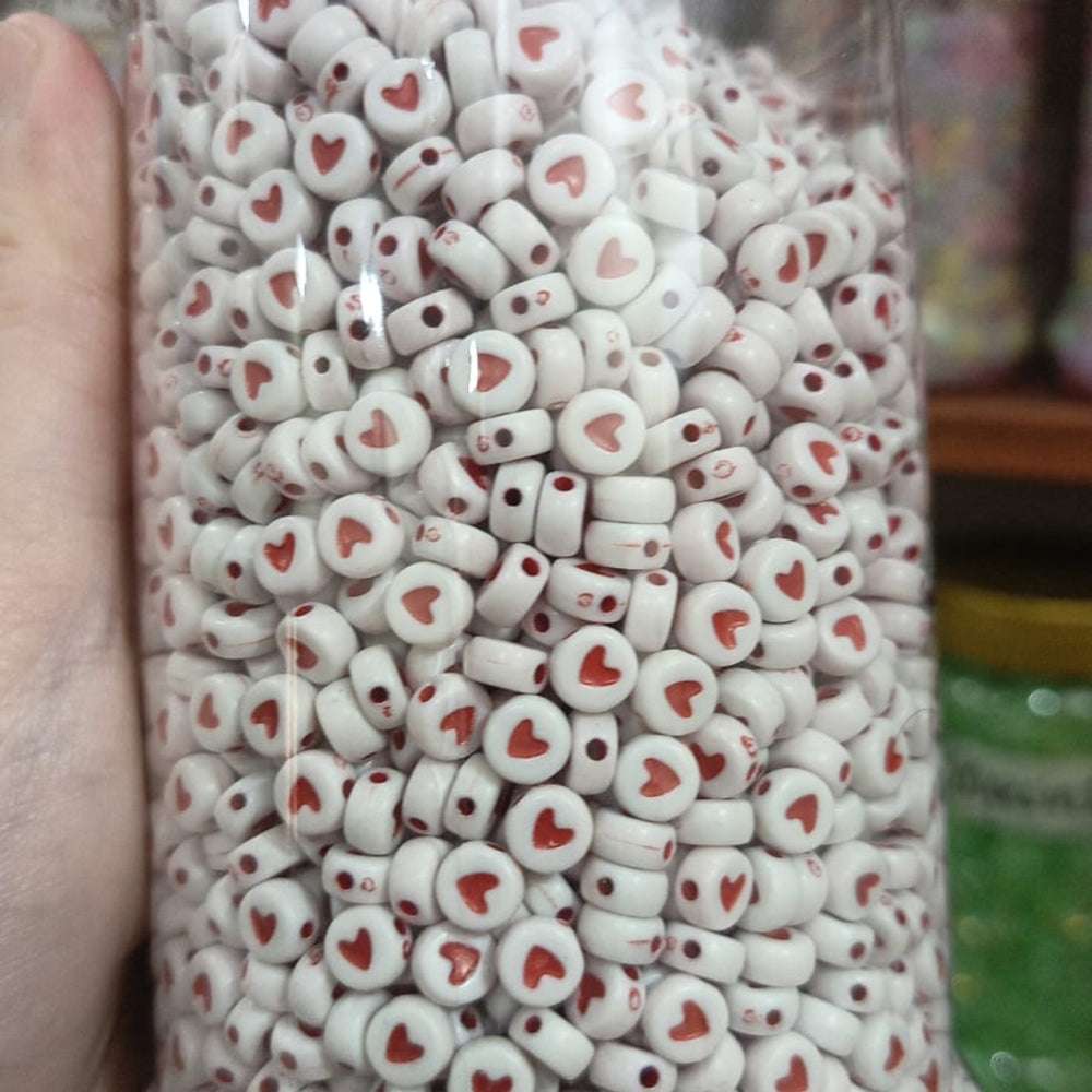 Heart Beads - Beads Pakistan