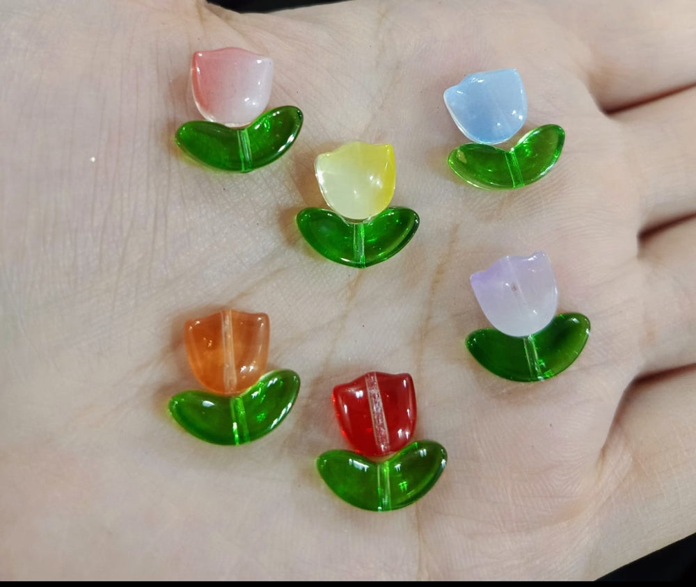 Glass Tulip bead