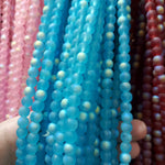 Frosted Golden Shine Bead String 8mm