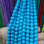 Lava bead strings, Each string contains 45-48 beads