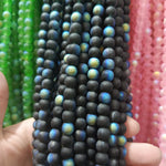 Frosted Golden Shine Bead String 8mm