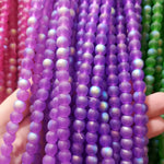 Frosted Golden Shine Bead String 8mm